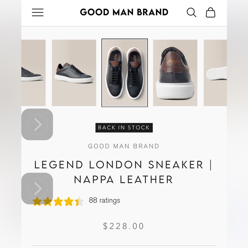 Good Man Legend London Vanchetta